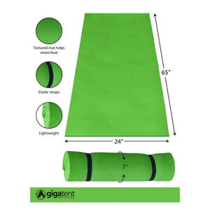 GIGATENT Ultralight Foam Outdoor‎ Camping Yoga Mat